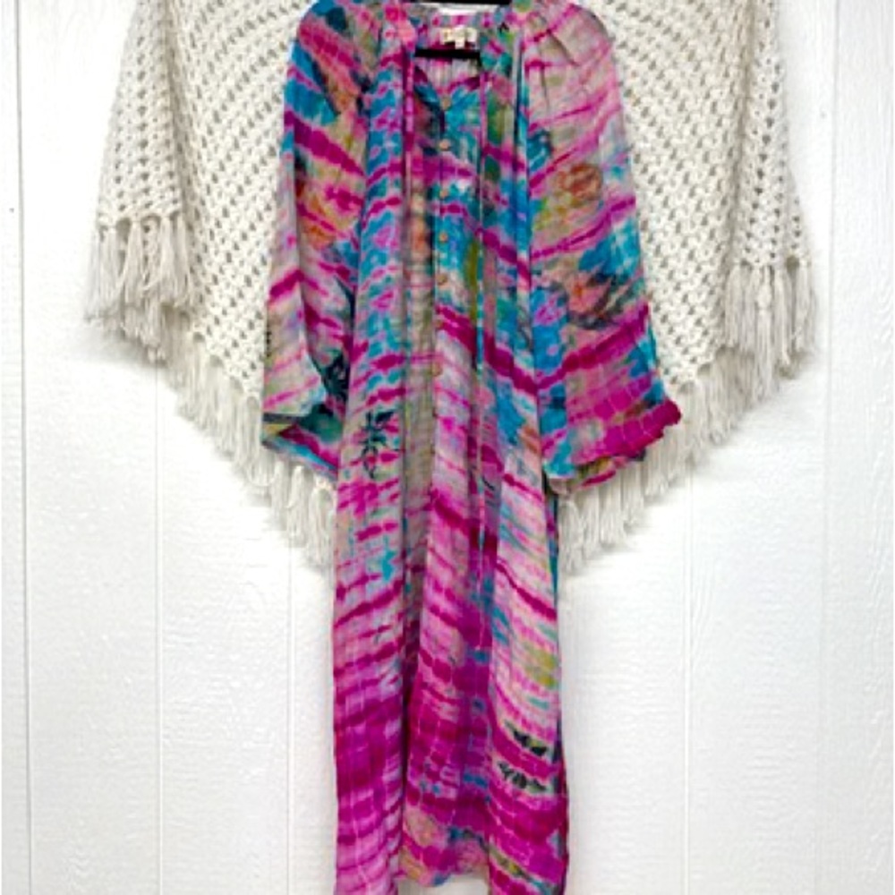 Tie Dye Duster One Sz SOLD OTHER COLORS AVAILABLE CHECK LISTINGS